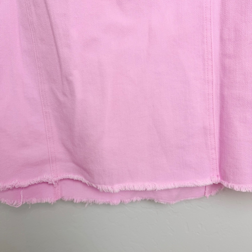 NEW Barbie x Show Me Your Mumu Duncan Halter Dress Pink Denim Mini XXL - Picture 4 of 15